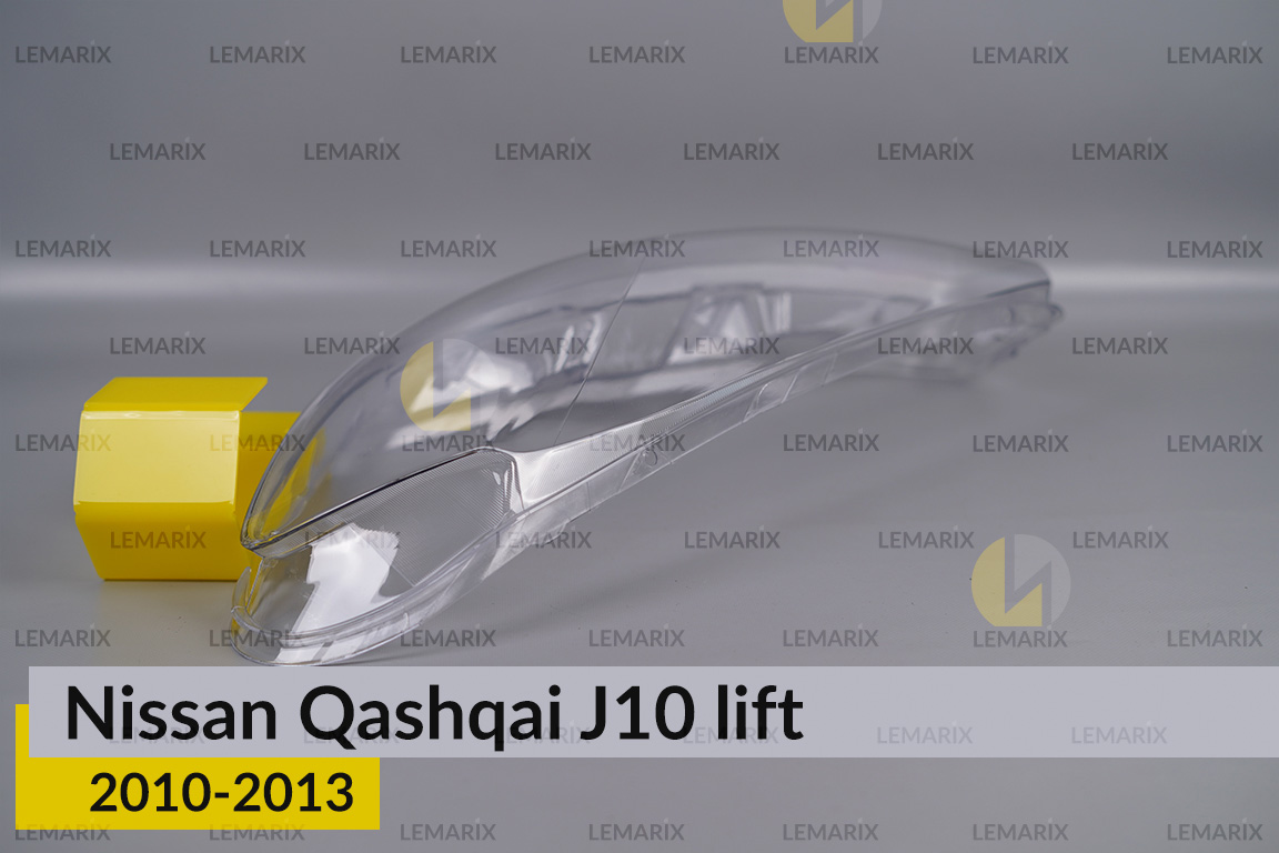 Скло фари Nissan Qashqai J10 (2010-2013) рест ліве