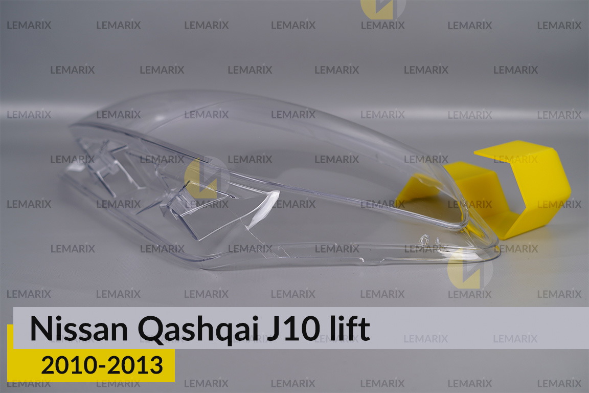 Скло фари Nissan Qashqai J10 (2010-2013) рест ліве