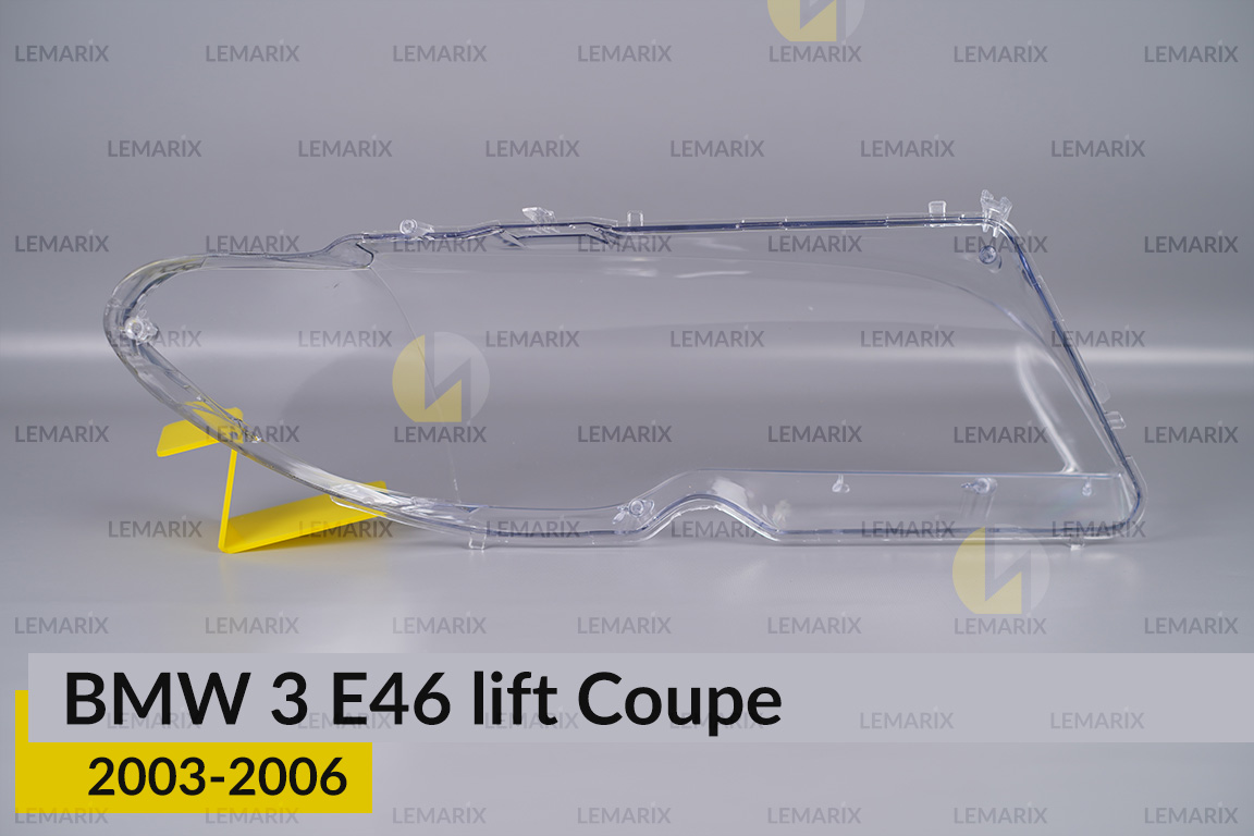 Скло фари BMW 3 E46 Coupe (2003-2006) рест ліве
