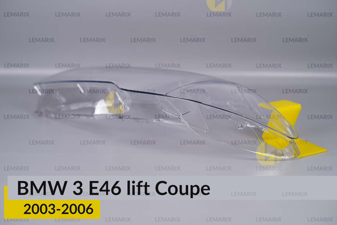 Скло фари BMW 3 E46 Coupe (2003-2006) рест ліве