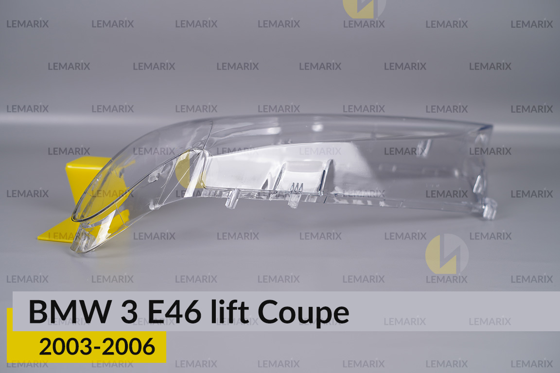 Скло фари BMW 3 E46 Coupe (2003-2006) рест ліве