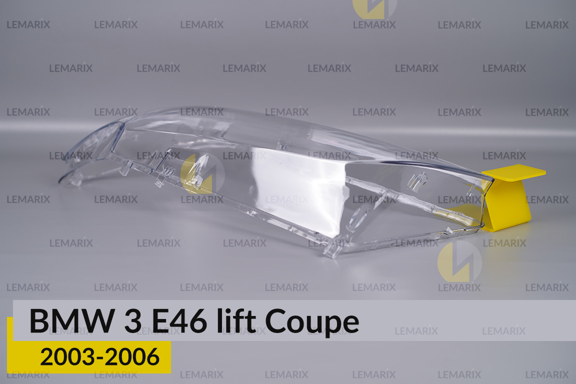 Скло фари BMW 3 E46 Coupe (2003-2006) рест ліве
