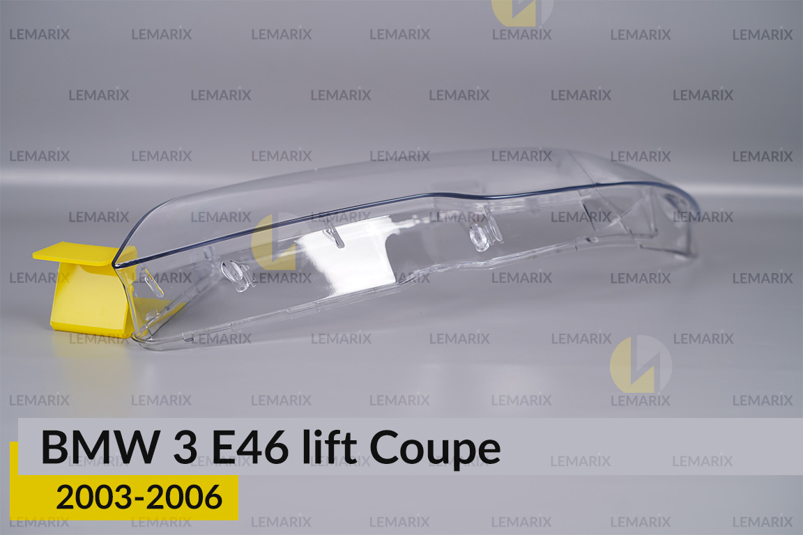 Скло фари BMW 3 E46 Coupe (2003-2006) рест ліве