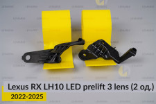 Ремкомплект крепления корпуса фар Lexus RX LH10 LED 3 линзы (2022-2025) дорест левый – 2 ед.