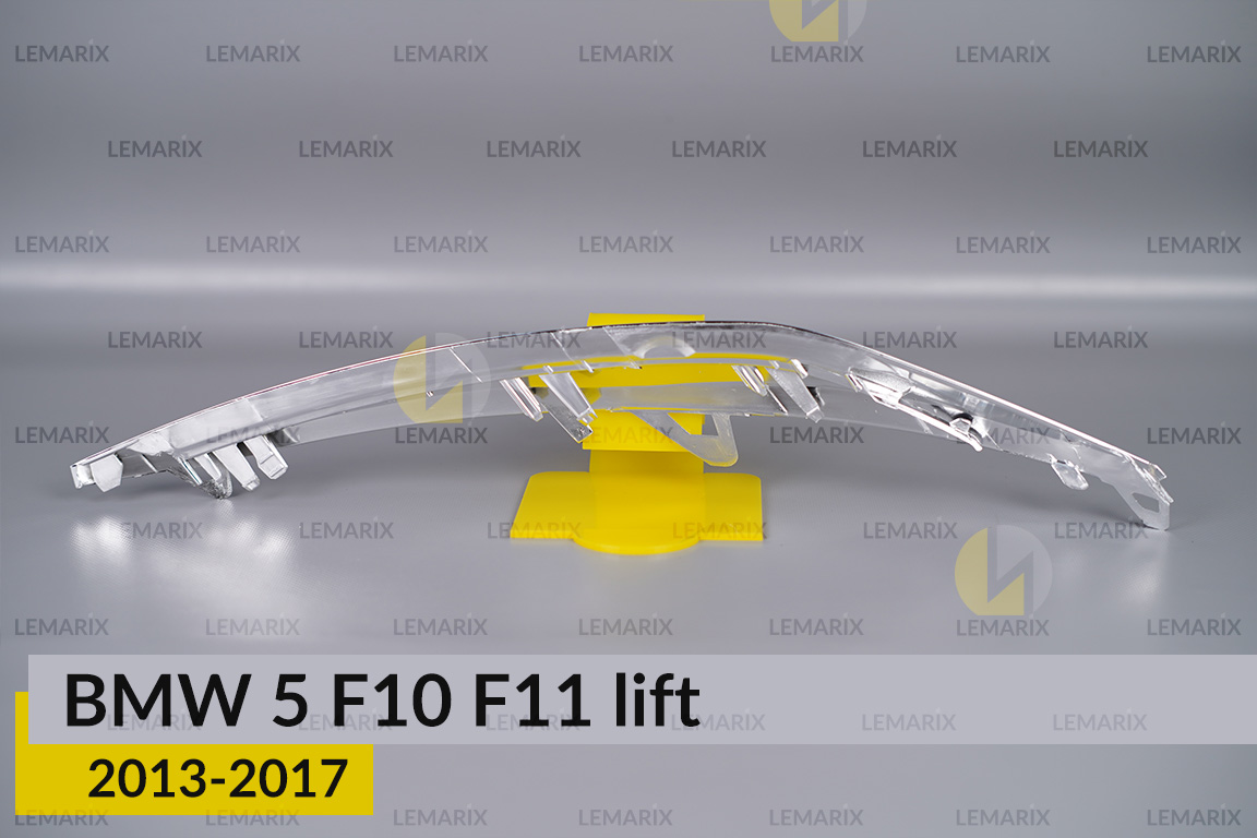 Хромована декоративна ріснічка маска верхня BMW 5 F10 F11 (2013-2017) рест ліва