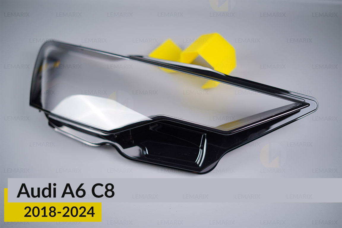 Скло фари Audi A6 C8 (2018-2024) праве