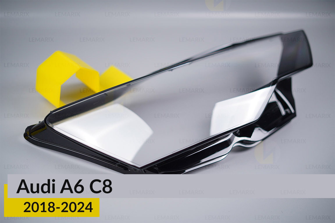 Скло фари Audi A6 C8 (2018-2024) праве