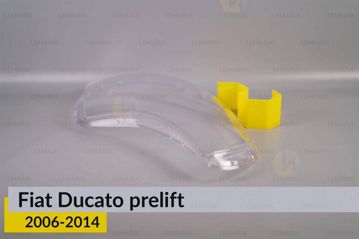 Скло фари Fiat Ducato (2006-2014) дорест праве