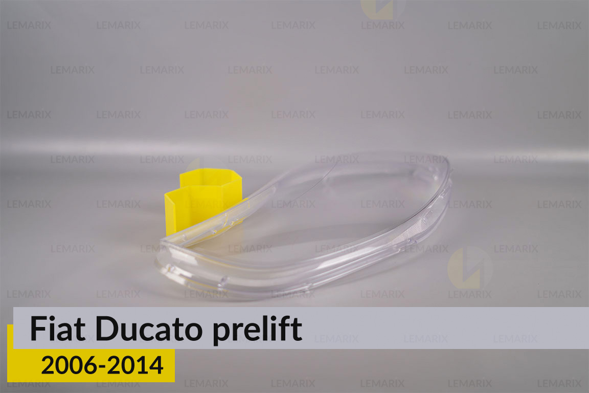 Скло фари Fiat Ducato (2006-2014) дорест праве