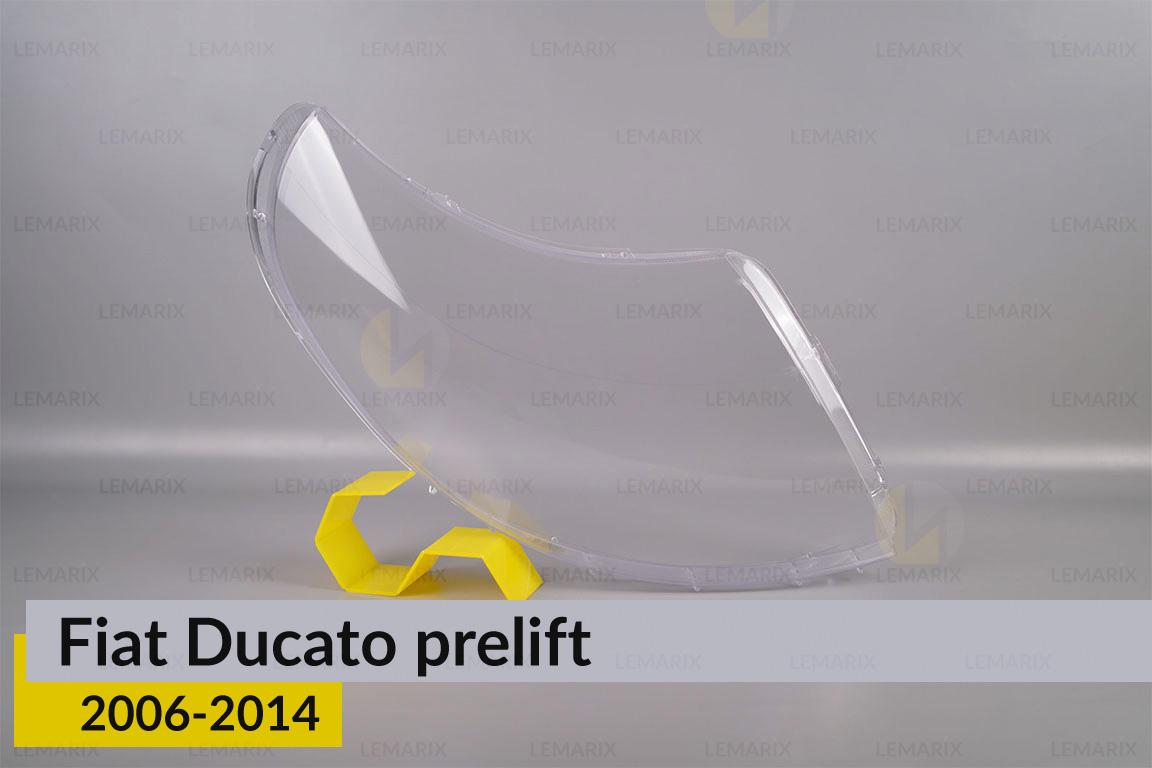 Скло фари Fiat Ducato (2006-2014) дорест праве