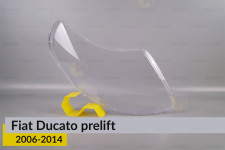 Стекло фары Fiat Ducato (2006-2014) дорест правое