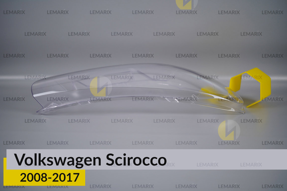 Скло фари VW Volkswagen Scirocco (2008-2017) праве