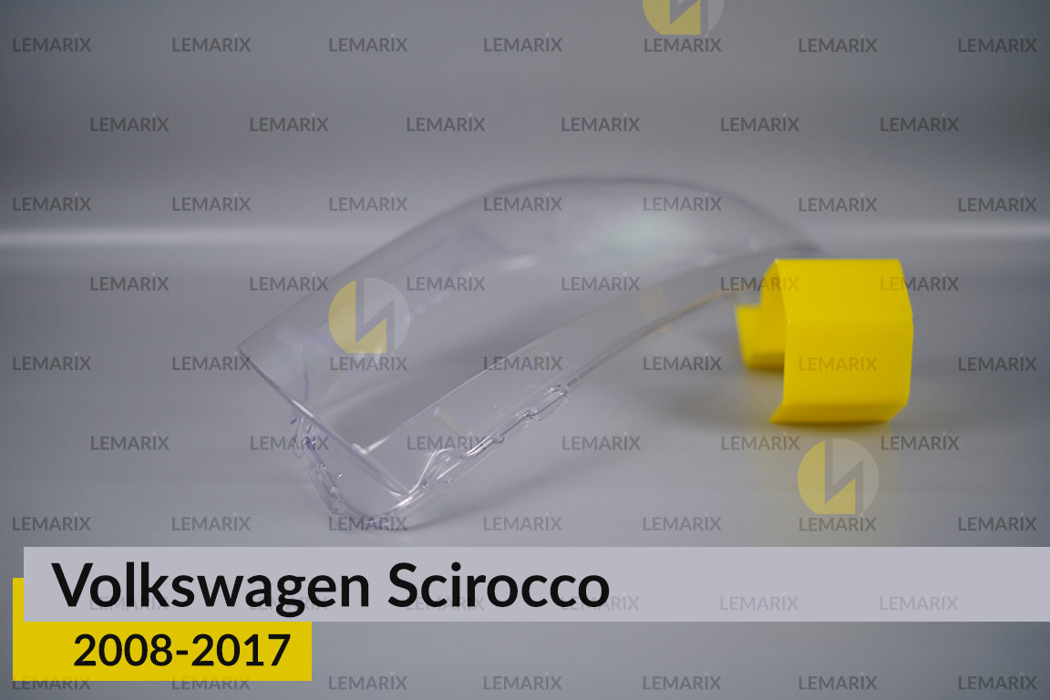 Скло фари VW Volkswagen Scirocco (2008-2017) праве