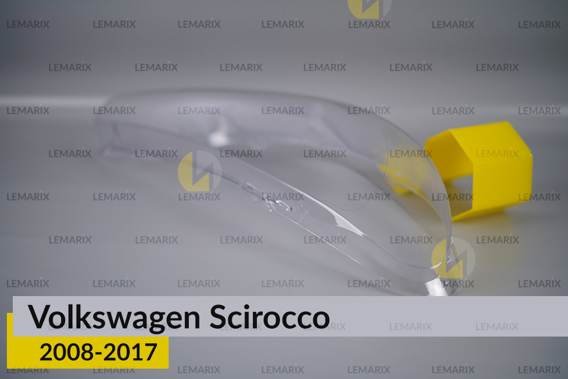 Скло фари VW Volkswagen Scirocco (2008-2017) праве