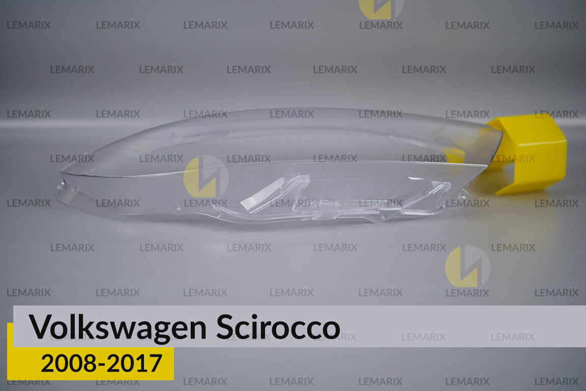 Скло фари VW Volkswagen Scirocco (2008-2017) праве