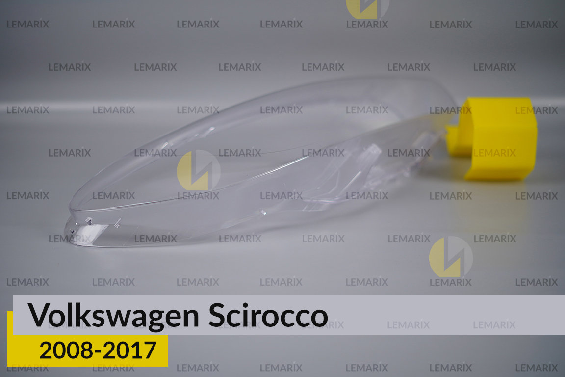 Скло фари VW Volkswagen Scirocco (2008-2017) праве