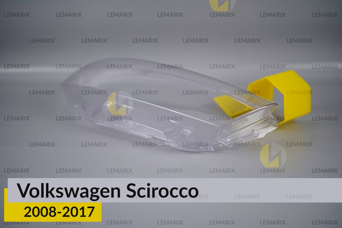 Скло фари VW Volkswagen Scirocco (2008-2017) праве
