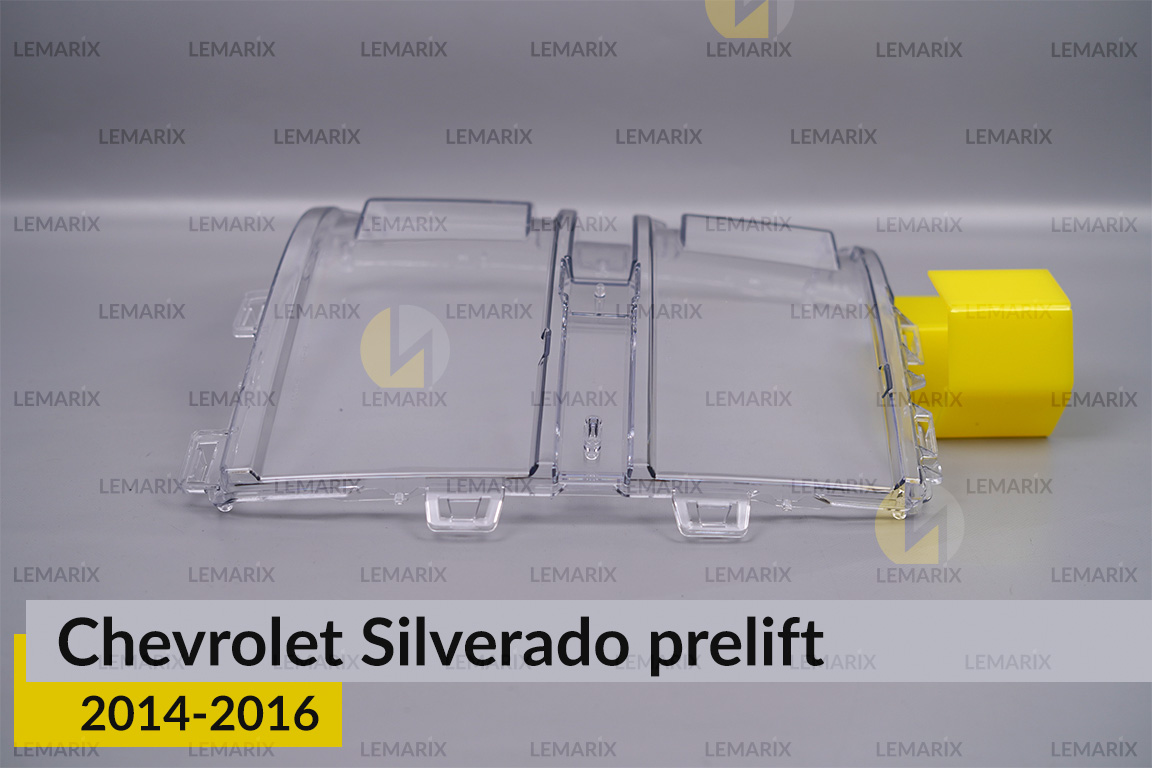 Скло фари Chevrolet Silverado (2014-2016) дорест праве