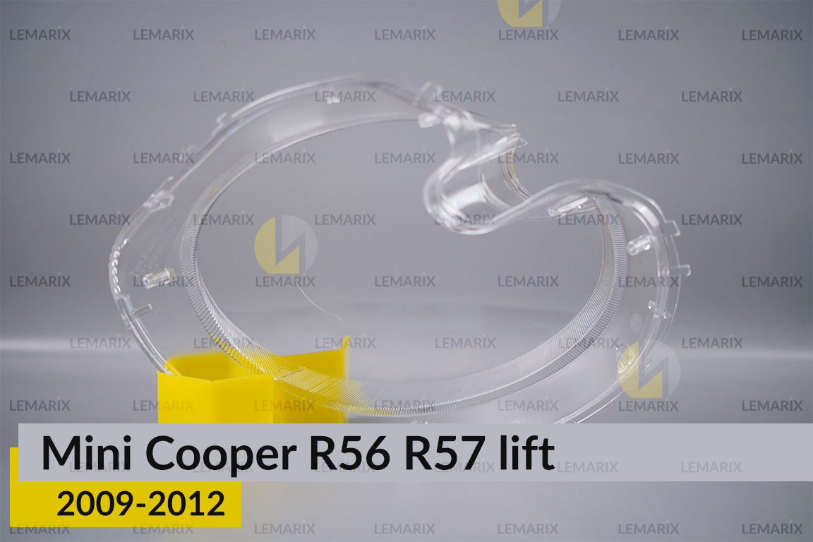 Скло фари Mini Cooper Hatch Cabrio R56 R57 (2009-2012) рест ліве