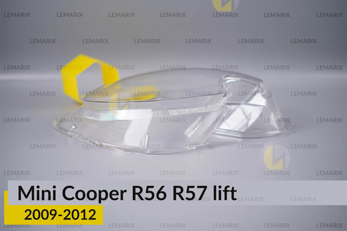 Скло фари Mini Cooper Hatch Cabrio R56 R57 (2009-2012) рест ліве