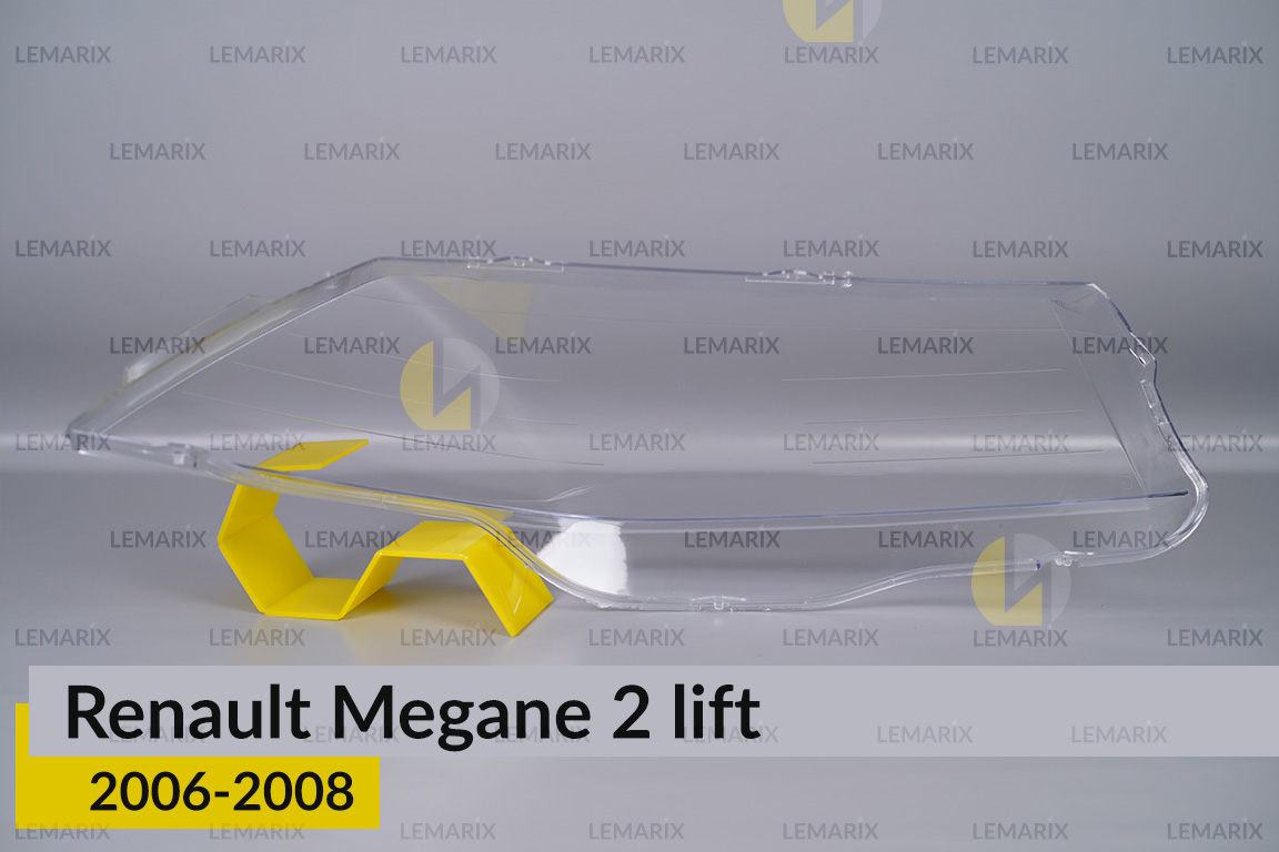 Скло фари Renault Megane 2 (2006-2008) рест ліве