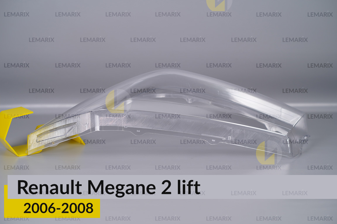 Скло фари Renault Megane 2 (2006-2008) рест ліве