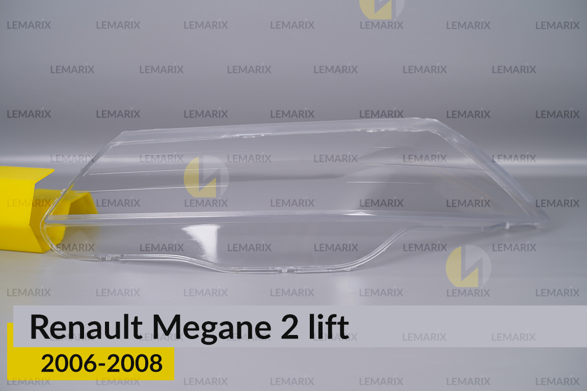 Скло фари Renault Megane 2 (2006-2008) рест ліве