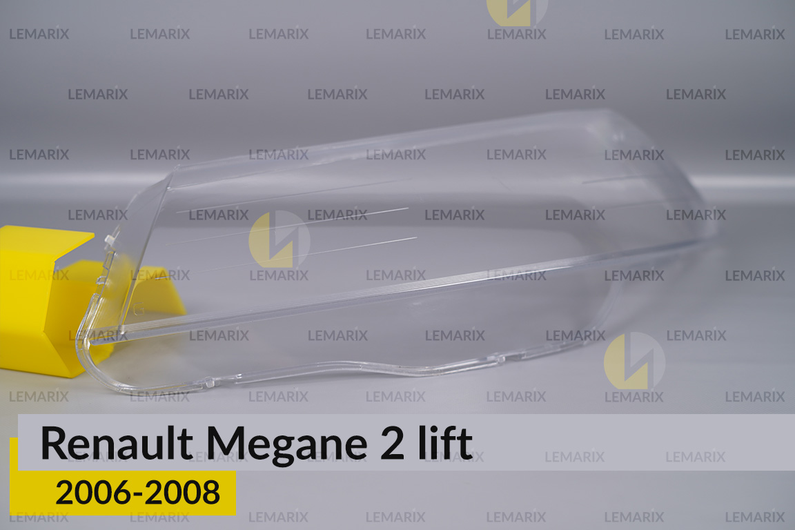 Скло фари Renault Megane 2 (2006-2008) рест ліве