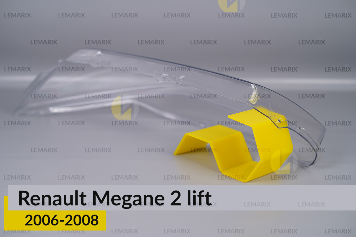 Скло фари Renault Megane 2 (2006-2008) рест ліве