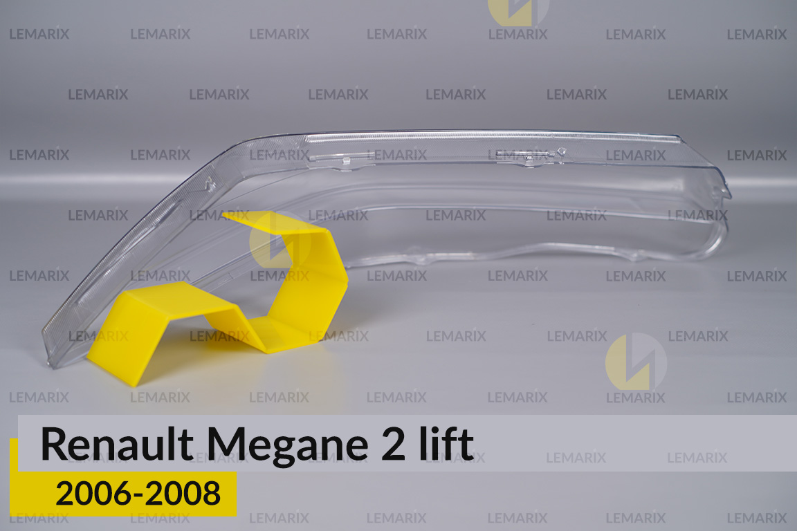 Скло фари Renault Megane 2 (2006-2008) рест ліве