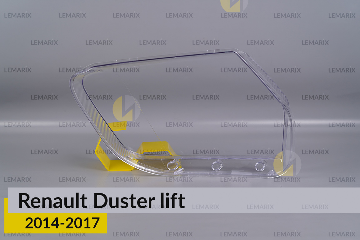 Скло фари Renault Duster (2014-2017) рест ліве