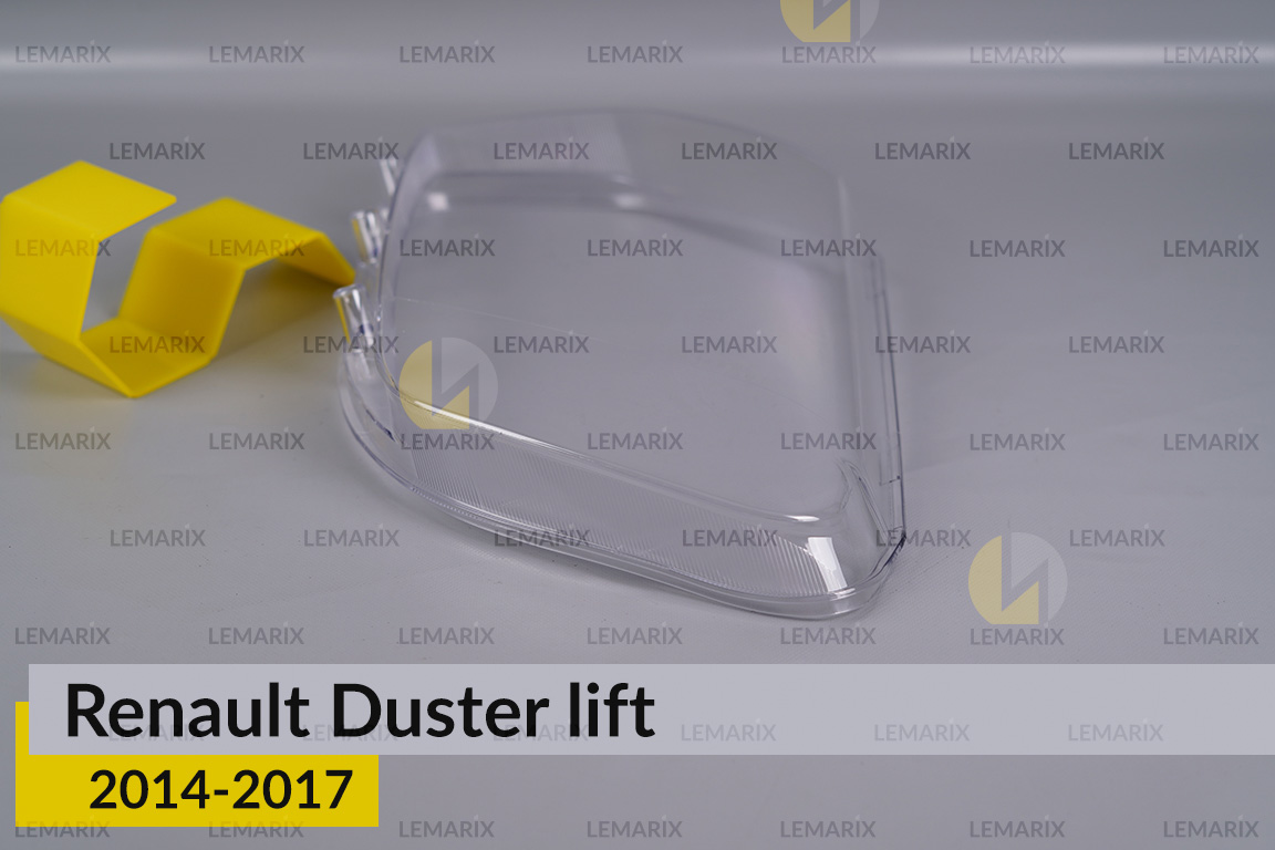 Скло фари Renault Duster (2014-2017) рест ліве
