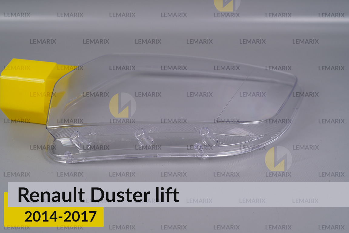 Скло фари Renault Duster (2014-2017) рест ліве