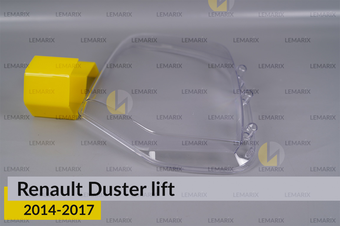 Скло фари Renault Duster (2014-2017) рест ліве