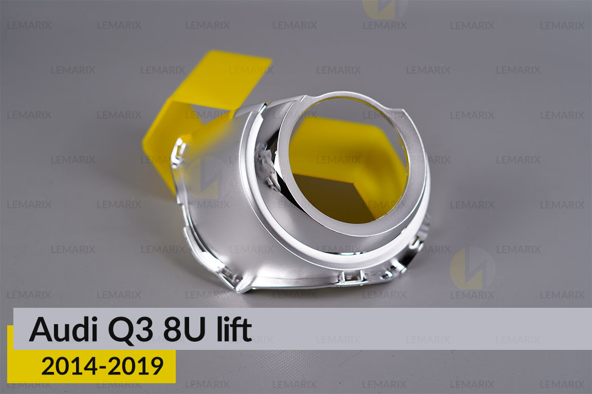 Хромована маска лінзи Audi Q3 8U (2014-2019) рест права