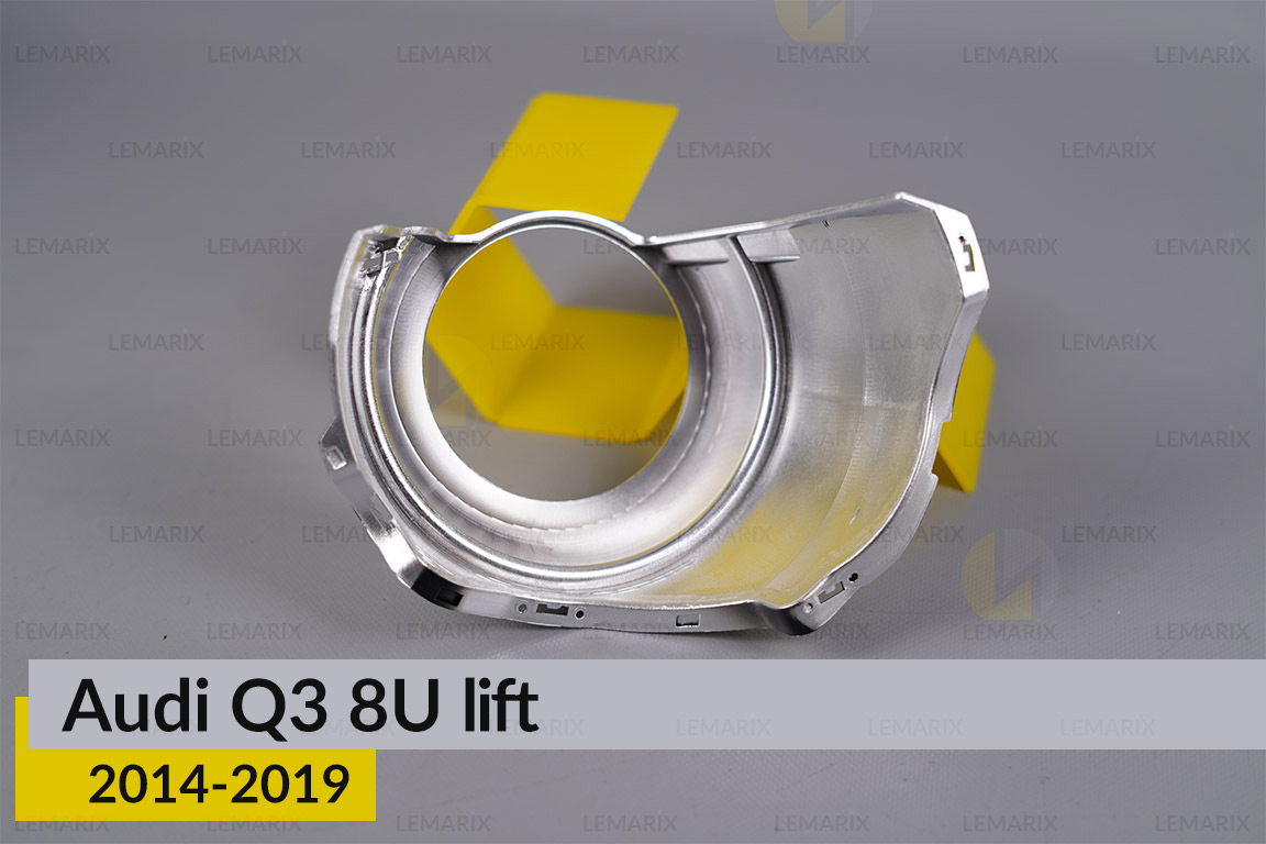 Хромована маска лінзи Audi Q3 8U (2014-2019) рест права