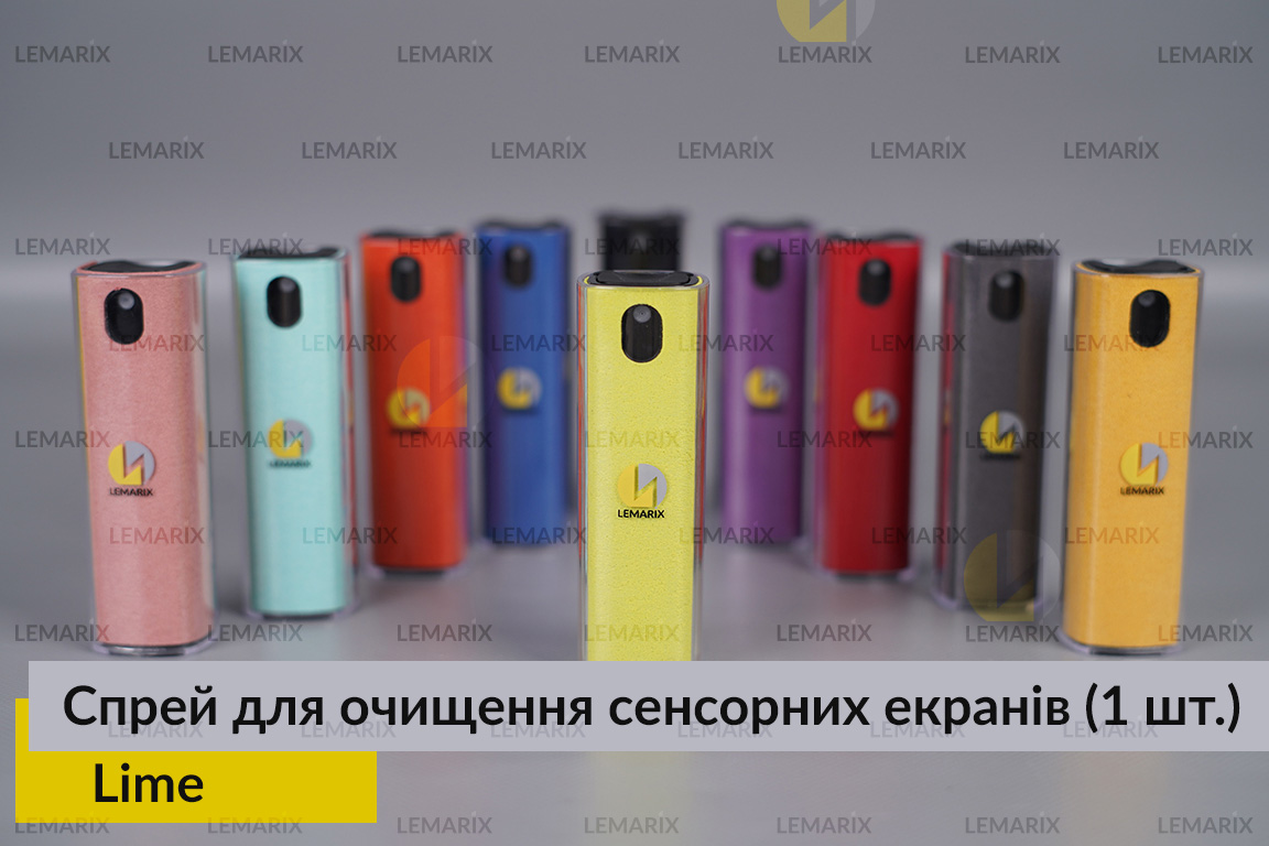 Спрей портативний для очищення сенсорних екранів Lime Lemarix