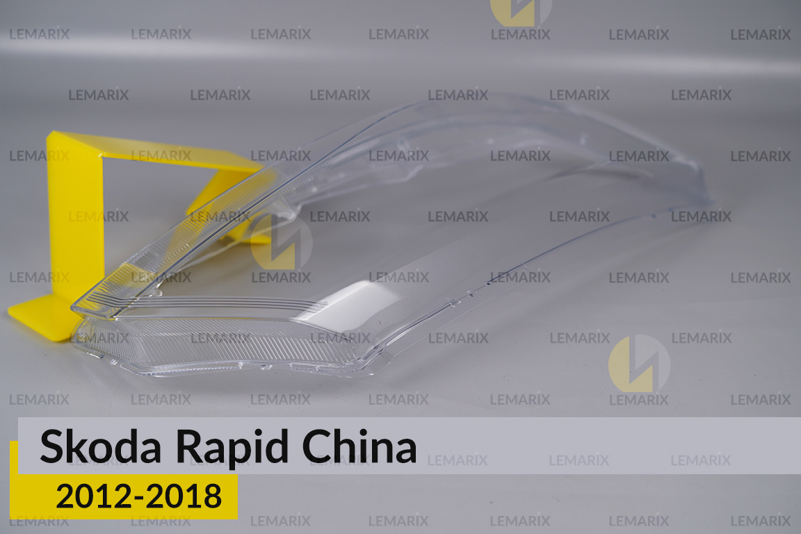 Скло фари Skoda Rapid China (2012-2018) праве