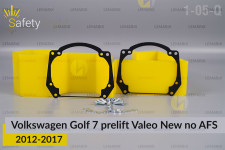 Переходная рамка для VW Volkswagen Golf 7 Valeo New no AFS (2012-2017) дорест