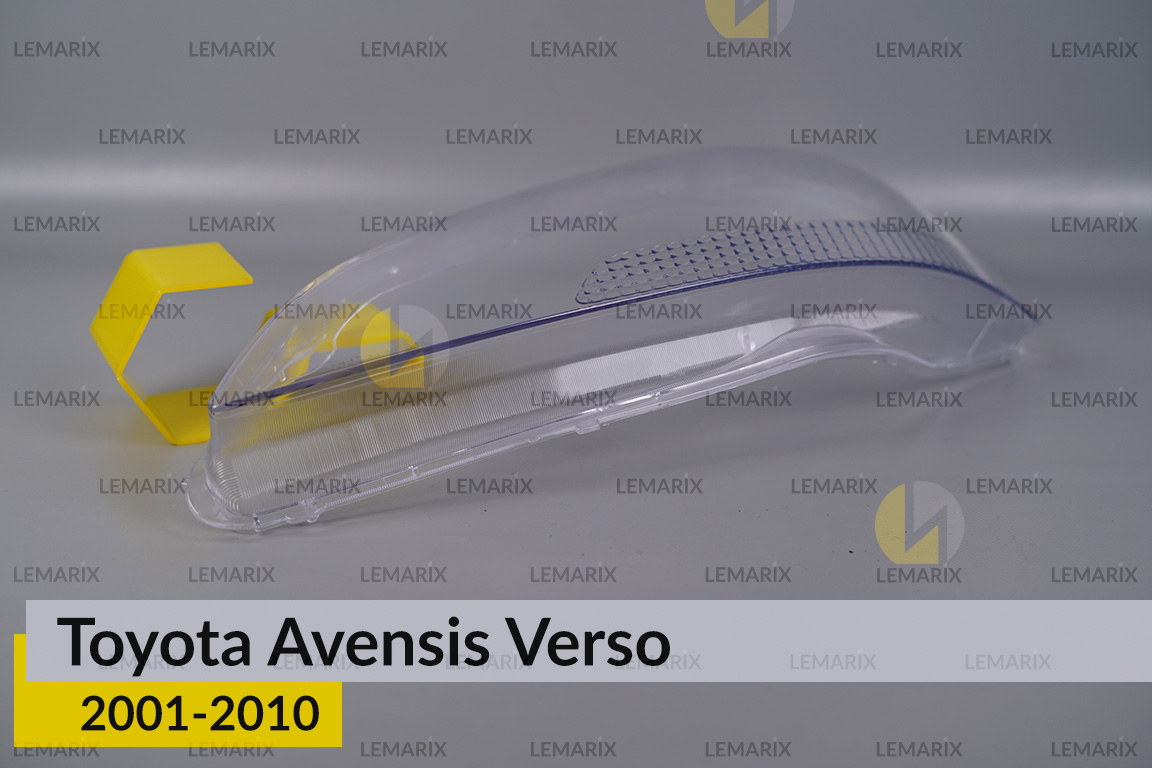 Скло фари Toyota Avensis Verso (2001-2010) ліве