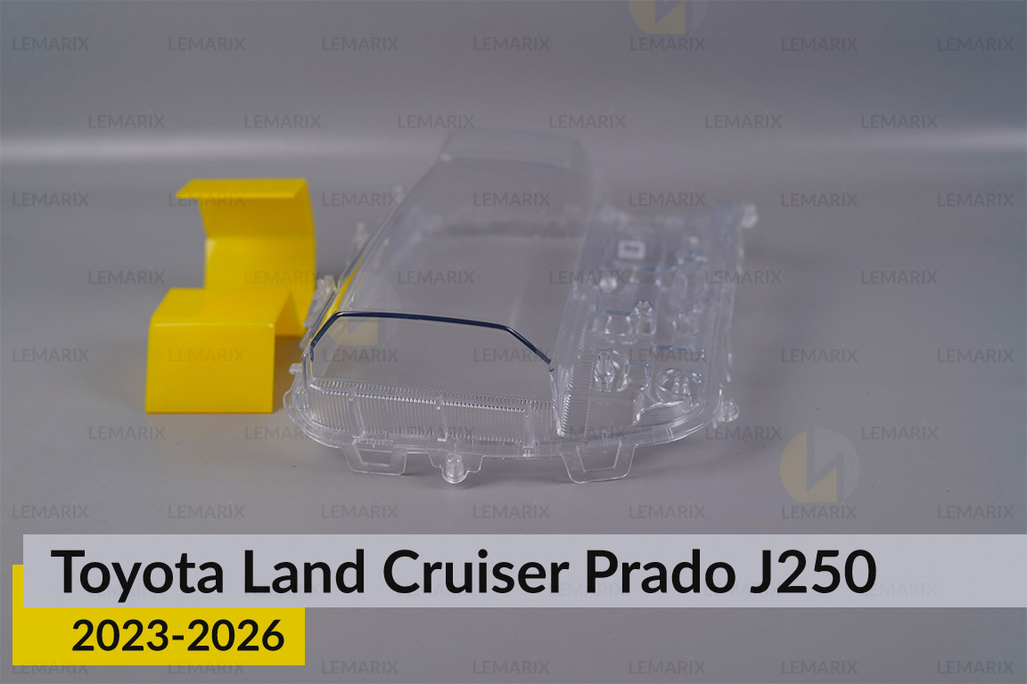 Скло фари Toyota Land Cruiser Prado J250 (2023-2026) ліве