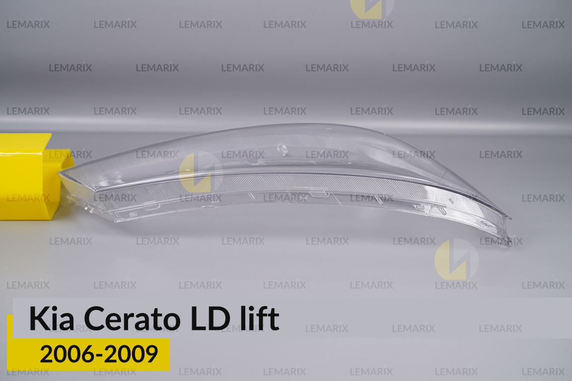 Скло фари Kia Cerato LD (2006-2009) рест праве
