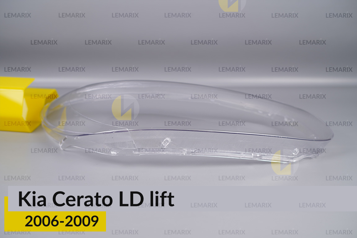 Скло фари Kia Cerato LD (2006-2009) рест праве