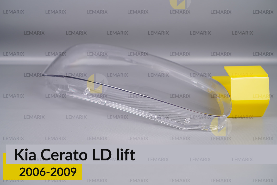 Скло фари Kia Cerato LD (2006-2009) рест праве