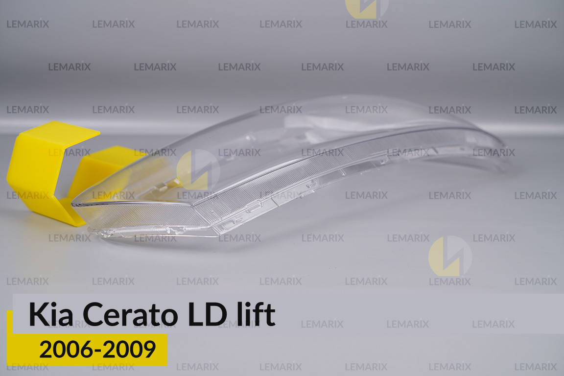 Скло фари Kia Cerato LD (2006-2009) рест праве