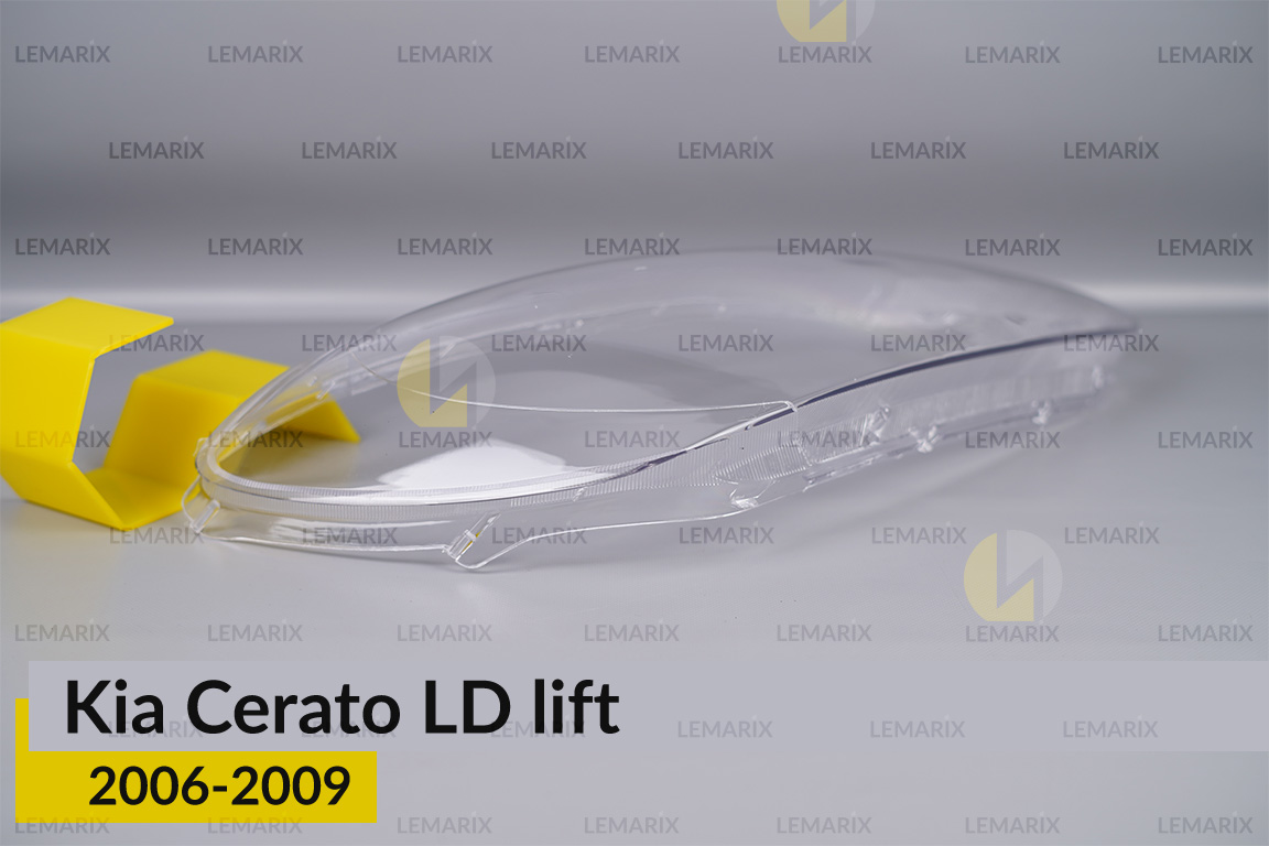 Скло фари Kia Cerato LD (2006-2009) рест праве