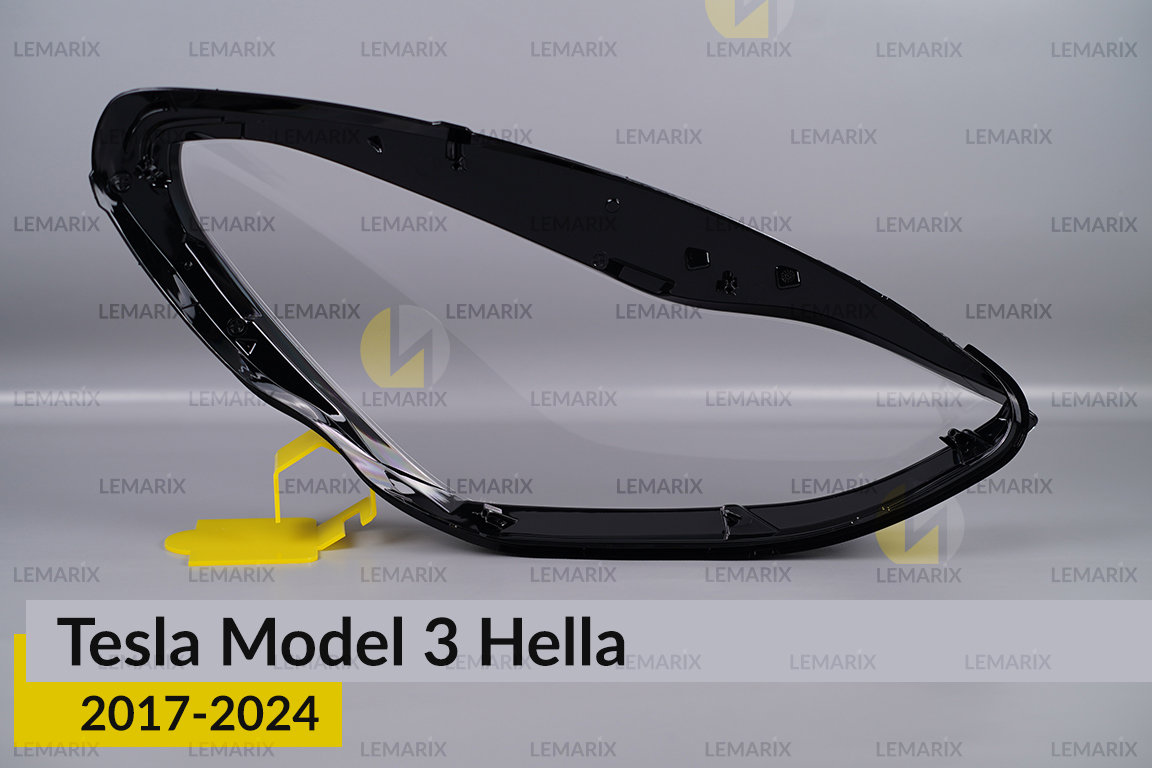 Скло фари Tesla Model 3 Hella (2017-2023) ліве