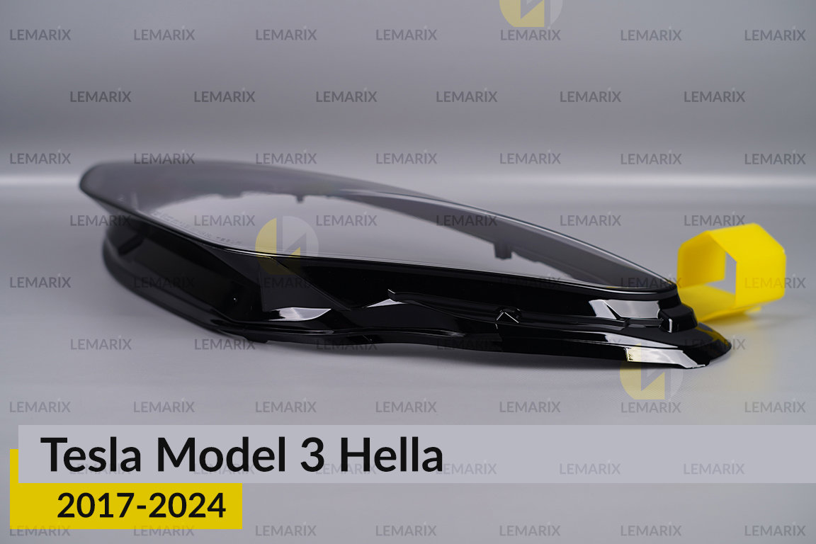 Скло фари Tesla Model 3 Hella (2017-2023) ліве