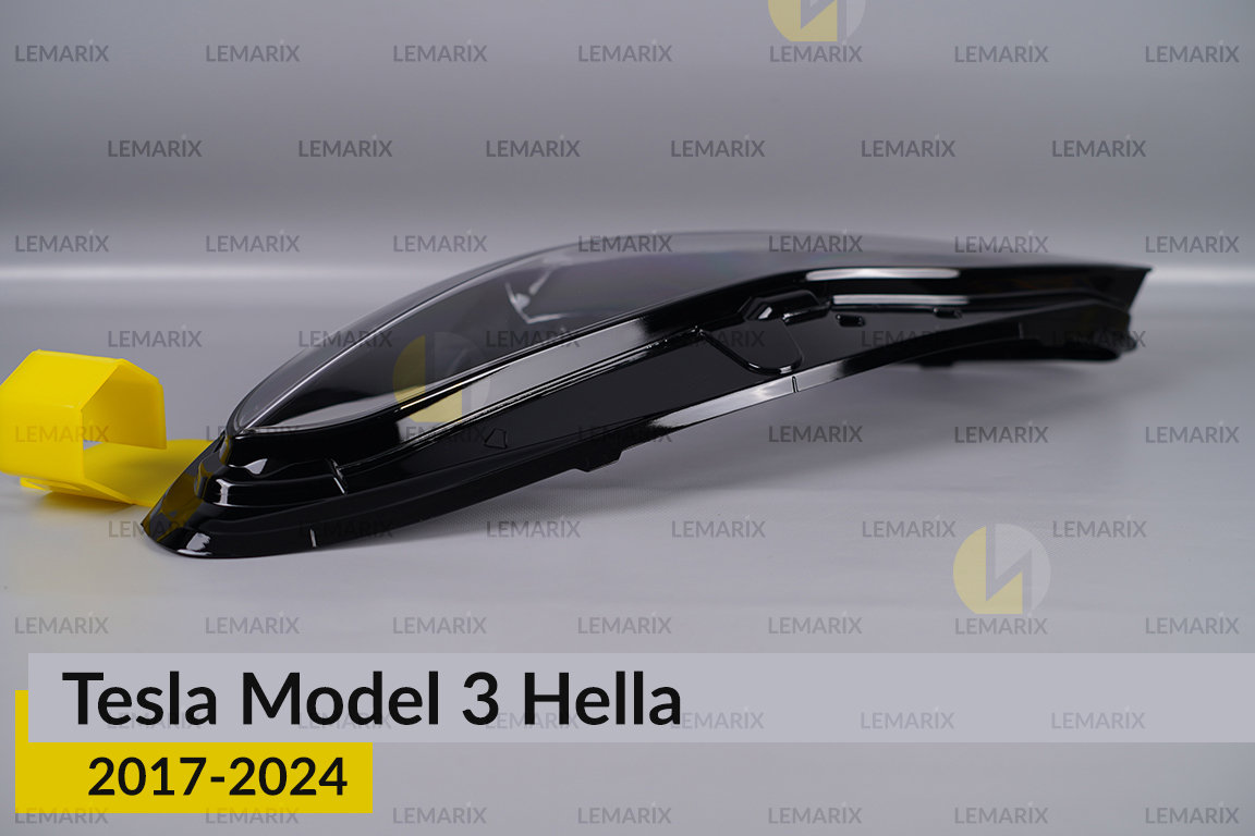 Скло фари Tesla Model 3 Hella (2017-2023) ліве