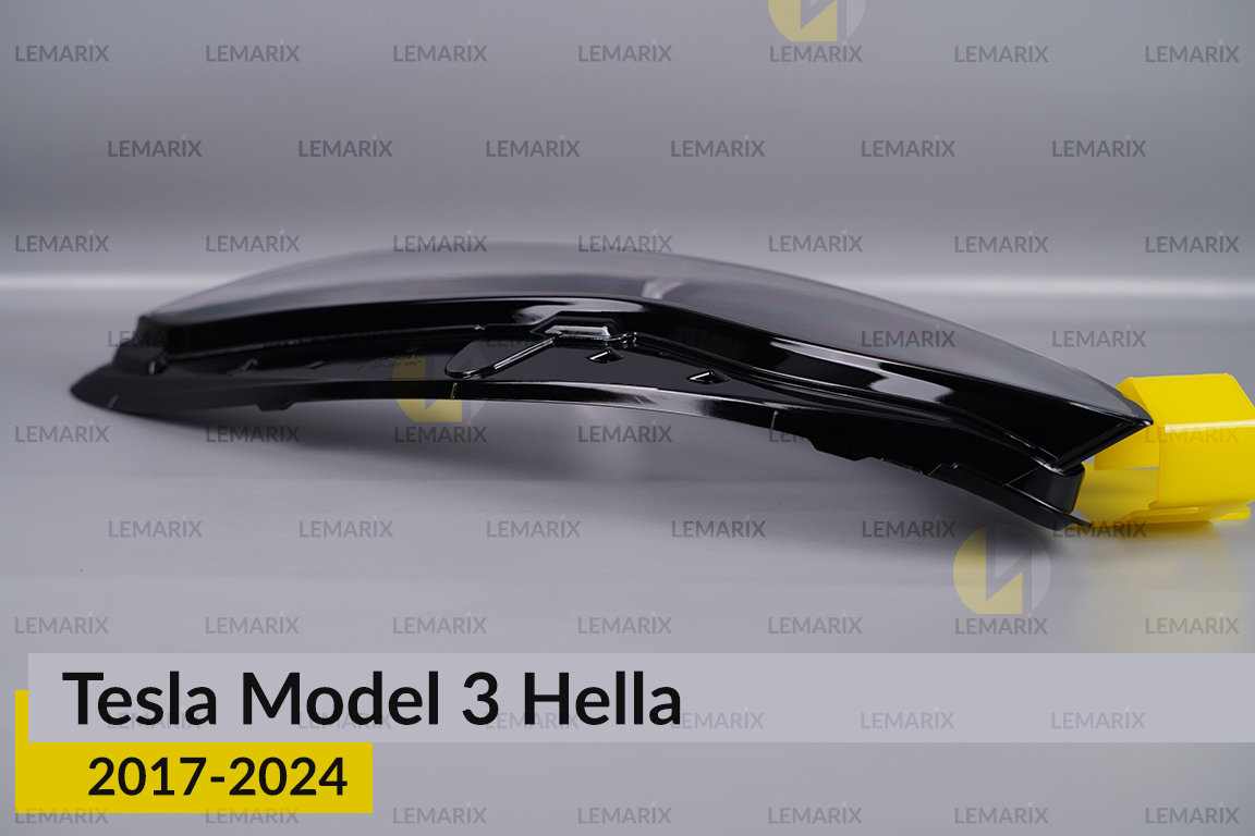 Скло фари Tesla Model 3 Hella (2017-2023) ліве